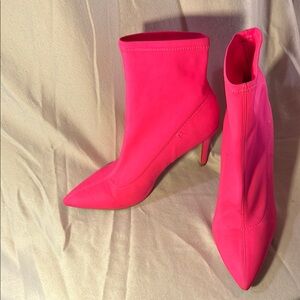 MIA Size 9. Neon Women's Pink Stiletto Boots